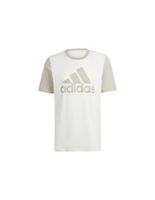 camiseta adidas big logo single hombre beige