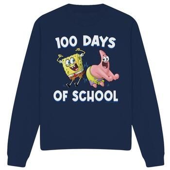 Spongebob Squarepants Camiseta manga larga 100 Days Of School para mujer