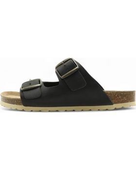 de 20 VEINTE TREND ZUECO PALA HEBILLAS IDRA NEGRO