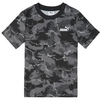 Puma Camiseta ESS CAMO AOP Tee para niño