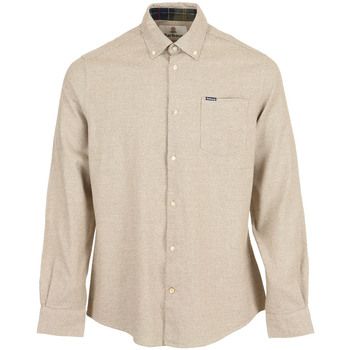 Barbour Camisa manga larga Turner Talored Houndstooth para hombre
