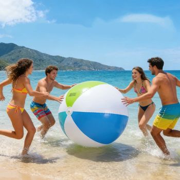 Pelota de PVC para jardín, juguete divertido, juego inflable para exteriores para escuelas y guarderías, pelota de playa de 1,2 M para entretenimiento infantil, 1 unidad