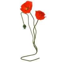 amapolas rojas atl 73 cm