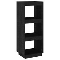 estanteriadivisor de espacios madera pino negro 40x35x103 cm
