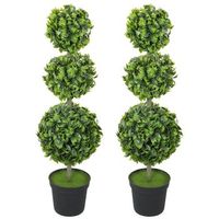 planta artificial en maceta con hojas plasticas y tierra decorativa