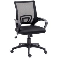 silla de oficina 57x55x109 cm negro