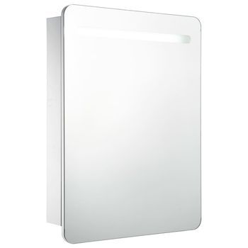 Mueble De Baño | Armario De Baño Con Espejo Led 60x11x80 Cm