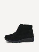 caprice bootie black made of leather without heel size 405