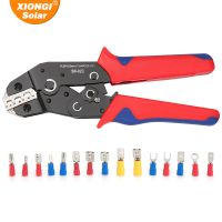 juego de herramientas de prensado de cables de sn-02c cables aislados conectores electricos versatiles terminales de pala de anillo kit surtido de terminales de cable