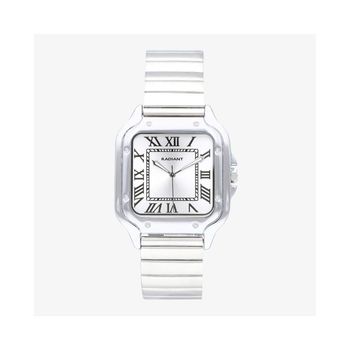 Radiant Reloj Hombre Caja De Latón Pulsera Acero De Color Plateado/gris Resistente Al Agua 5 Atm Ra664203