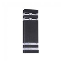 aplique de pared exterior linden 2 luces