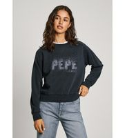 pepe jeans para mujer pl581466 sudadera luna negro m casual algodon