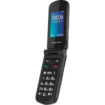 Teléfono Krüger&Matz IRON 5 Flip 4G Dual SIM Negro 2.4