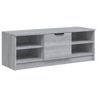 mueble para tv  mueble de salon  gabinete de tv madera contrachapada gris sonoma 102x355x365cm