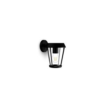 Aplique Exterior Sunera E27 25 W Sin Bombilla, Color Negro, Luz Hacia Abajo
