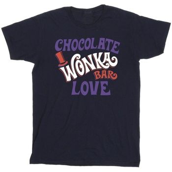 Willy Wonka & The Chocolate Fact Camiseta Chocolate Bar Love para niña