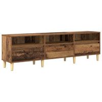 gabinete de tv 150 x 30 x 45 cm madera vieja vidaxl