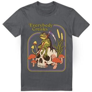 Steven Rhodes Camiseta Everybody Croaks para hombre