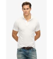 superdry para hombre m1110438a polo de pique city blanco xl casual algodon manga corta