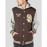 new-era chaquetas chaqueta san diego padres mlb throwback prep brown para hombre