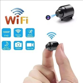 Mini Cámara X5 Inalámbrica 1080P, Cámara de Vigilancia y Seguridad con Visión Nocturna, Detección de Movimiento, Videocámara, Mini Cámara de Monitoreo, Hogar Inteligente