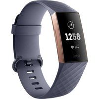 fitbit charge 3 - blue grey  rose gold universal blue