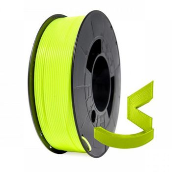 Winkle Bobina de Filamento PLA HD 1.75mm 1Kg Amarillo Fluorescente