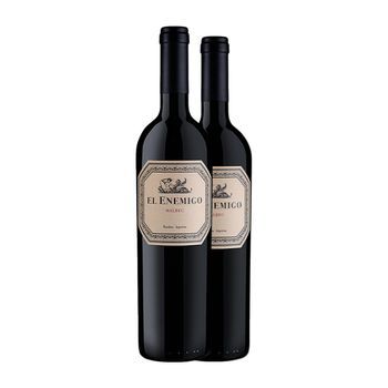 Aleanna Vino Tinto El Enemigo Malbec Mendoza 75 Cl 14% Vol. (pack De 2 Unidades)