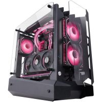 mars gaming mc-edge caja gaming atx diseno open air triple cristal templado usb-c usb 30 negro