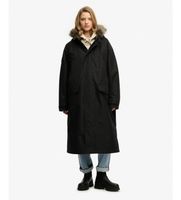 superdry para mujer y5012172a chaqueta everest negro unica casual poliester