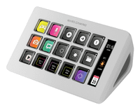 control deck slim mars gaming msd-one white 15 teclas de acceso directo lcd personalizables