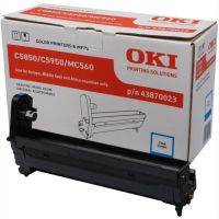 tambor de imagen cian original oki para impresoras laser c58505950 y mc560