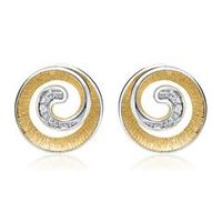 pendientes 14 quilates oro blanco 4 diamantes 0016 ct