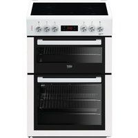 beko xtc653w 60 cm electric ceramic cooker - white white