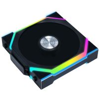 lian-li uni fan sl wireless 120 argb ventilador suplementario con aspas invertidas 120mm negro
