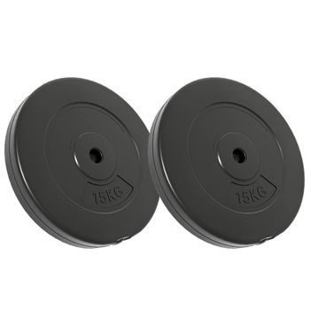 Discos De Pesas 2 Uds 30 Kg Cemento Vidaxl