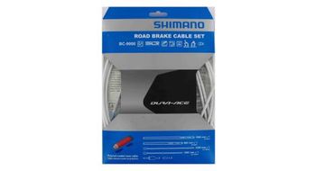 Juego de cables de freno de carretera shimano dura ace 9000   blanco