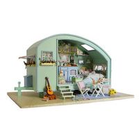 caravana un viaje por el tiempo maqueta 3d realista con gran detalle y luces led 35x22x22 cm color multicolor