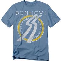 bon jovi camiseta slippery when wet para mujer