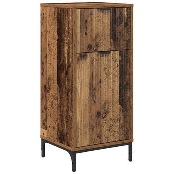 Gabinete De Baño Madera Vieja 39,5 X 36 X 88 Cm Vidaxl