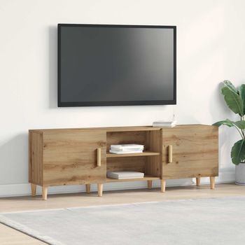 Vidaxl Gabinete De Tv 150 X 30 X 50 Cm Roble Artisan
