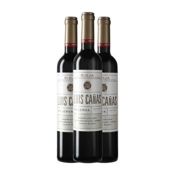 Luis Cañas Vino Tinto Rioja Reserva Botella Medium 50 Cl 13.5% Vol. (pack De 3 Unidades)