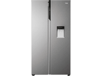 frigorifico americano - haier hsr5918dwmp no frost 178 cm 521 l dispensador de agua multi air flow inox platino