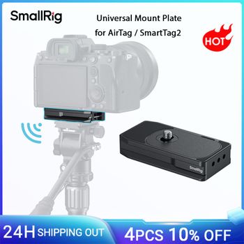 Placa de montaje Universal SmallRig para AirTag / SmartTag2 para Sony A7S III/A7R III /A6700/FX30/ZV-E10 para Canon para Nikon -MD5422
