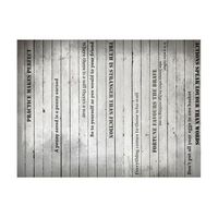 papel pintado 3d - memorable quotes 400x309 cm