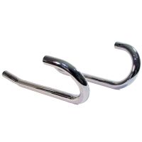 tubo de escape bmw r boxer 2v 38mm kit sin tubo transversal cromo