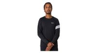 camiseta tecnica de manga larga rapha trail negra   gris