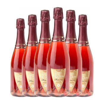 Reyes De Aragón Rosado Brut Calatayud Crianza 75 Cl 12% Vol. (pack De 6 Unidades)