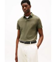 tommy hilfiger para hombre mw0mw17770 polo de pique texturizado 1985 collection verde s casual algodon manga corta