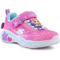 skechers sandalias snuggle sneaks skech squad 302214l-pkmt pinkmulti para nina